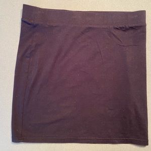 H&M Mini Black cotton skirt, elastic waist,‎ size small